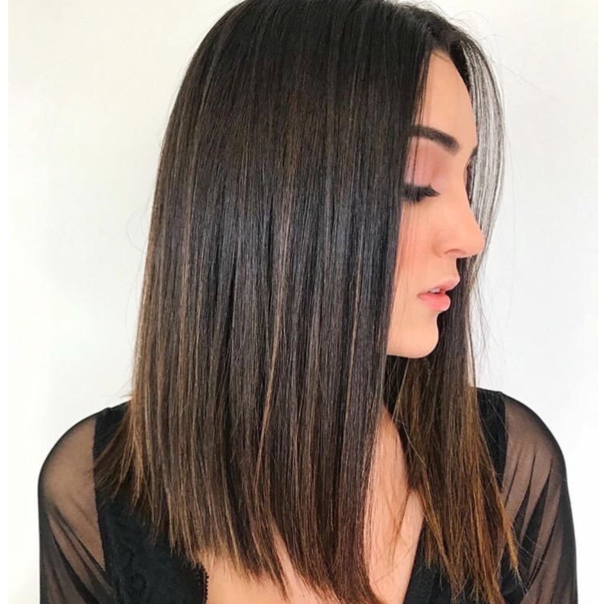 cabelos long bob