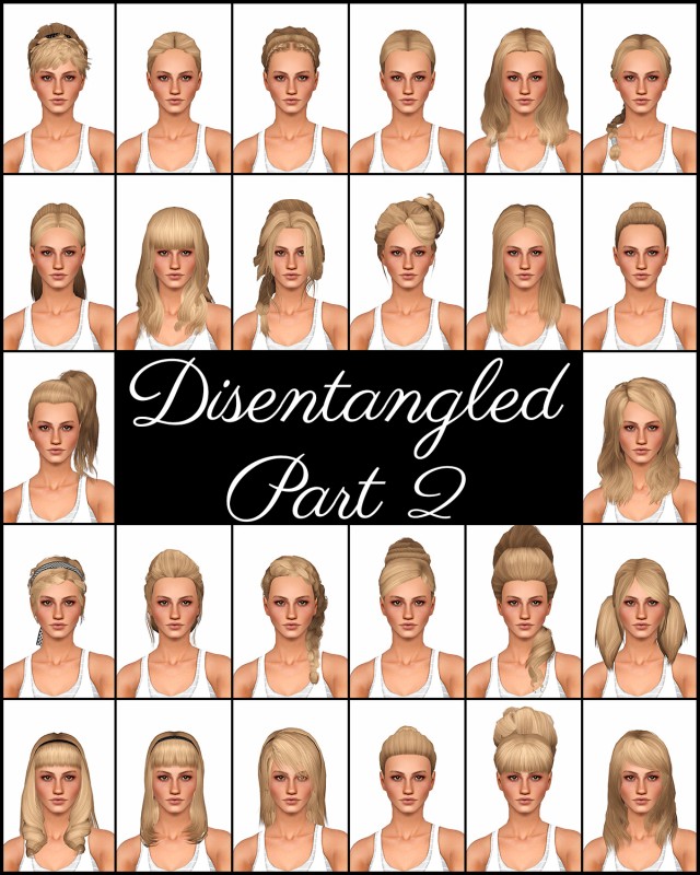 cabelos para the sims 3