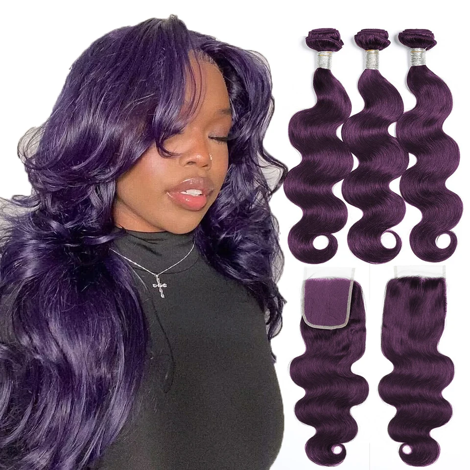 inspirações de cabelo roxo para todos os estilos