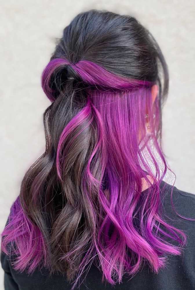 erros comuns ao pintar cabelo de roxo e como evitá-los