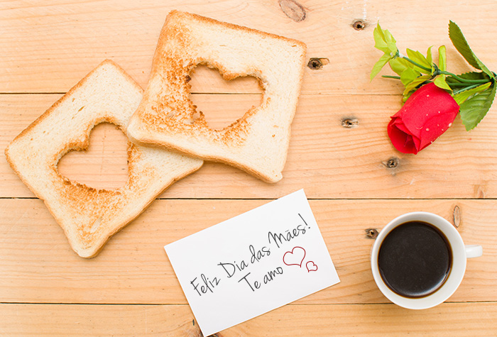 café da manhã para mães
