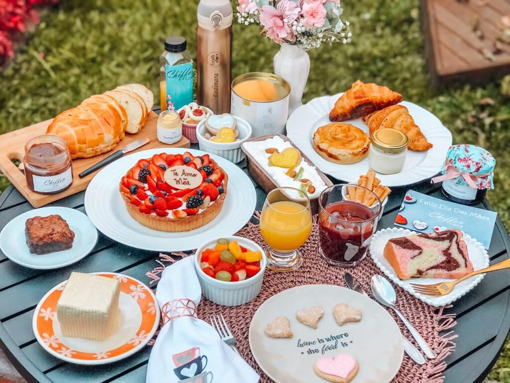 café da manhã para mães