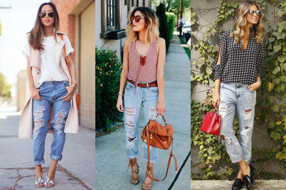 looks calça boyfriend noite