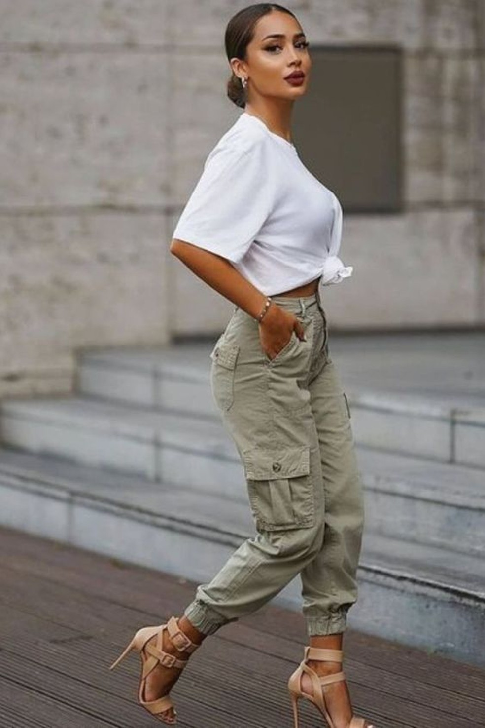 como usar calça cargo jogger