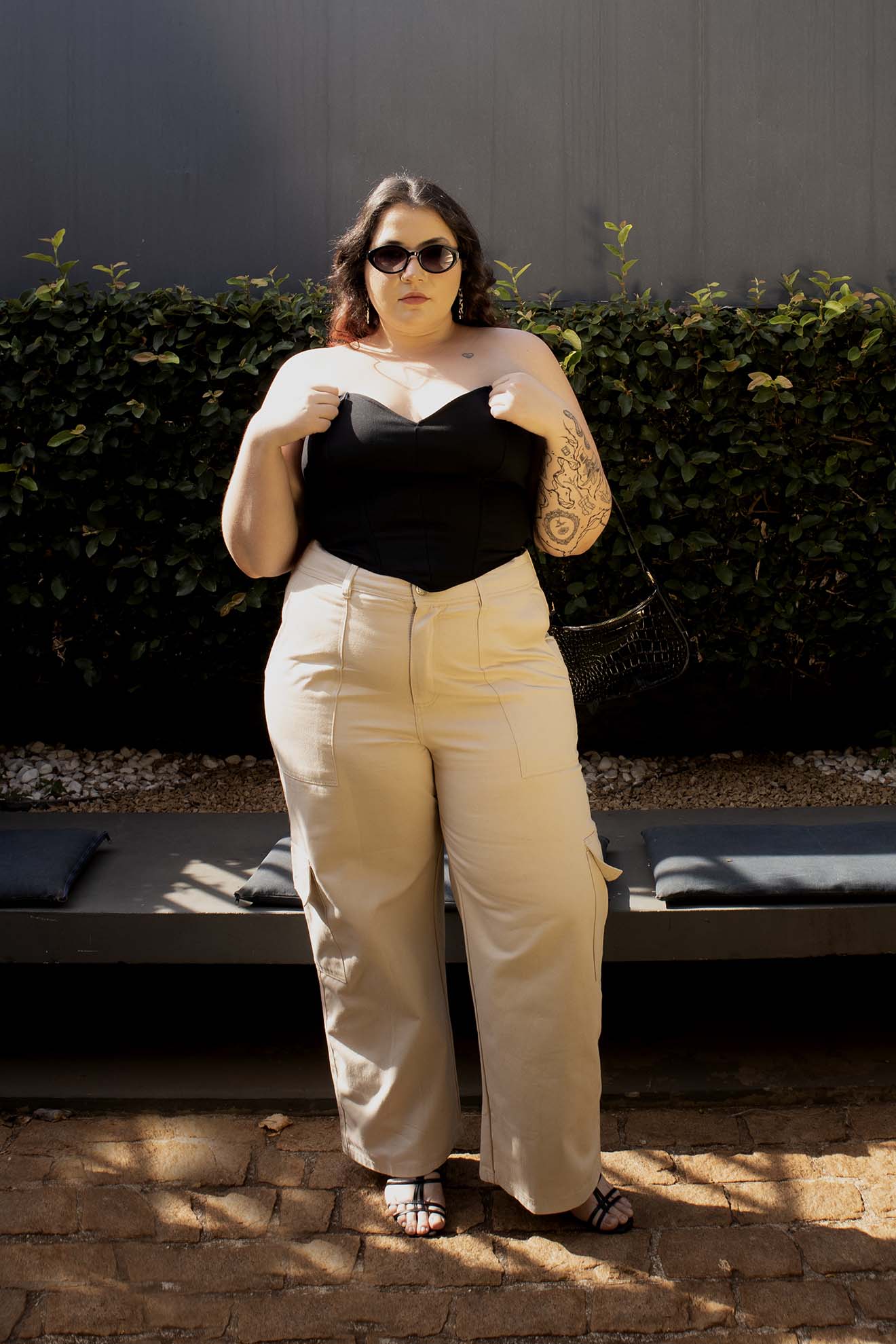 como usar calça cargo plus size