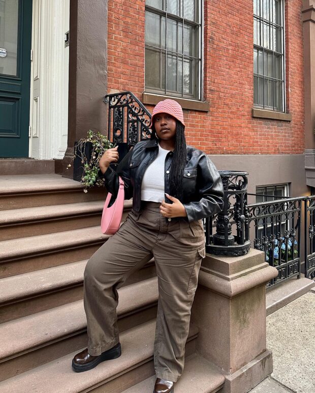 calça cargo plus size para noite