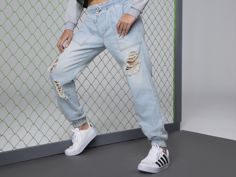 calça jogger feminina com blazer