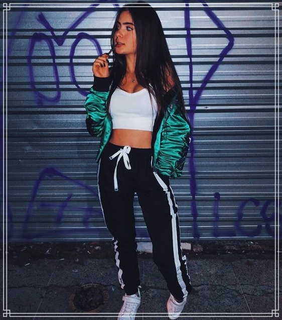calça jogger feminina com sandália