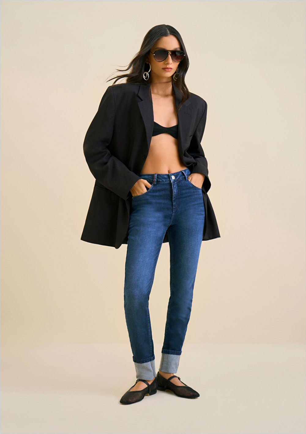 calça jeans morena rosa