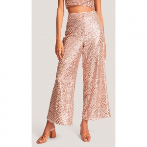 calça branca morena rosa