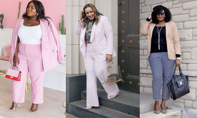 calça plus size alfaiataria preta