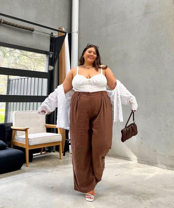 conjunto calça pantalona alfaiataria plus size