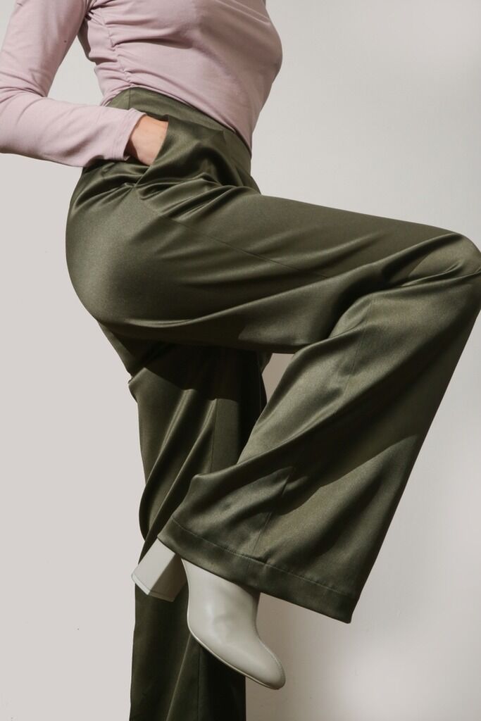 calça verde militar verão