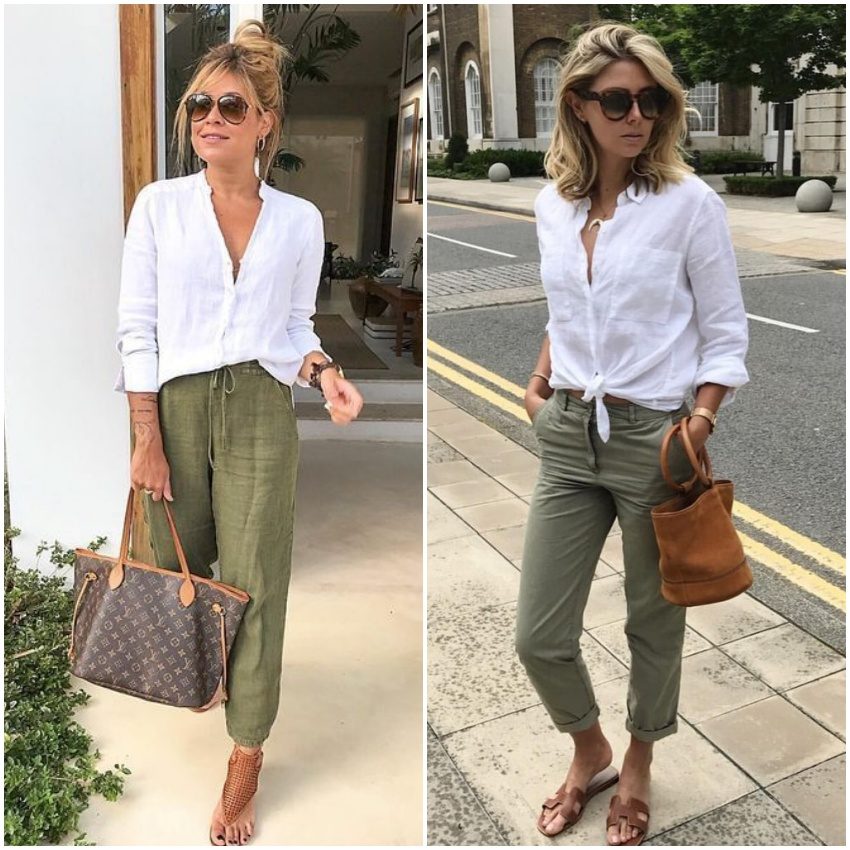 calça cargo verde militar