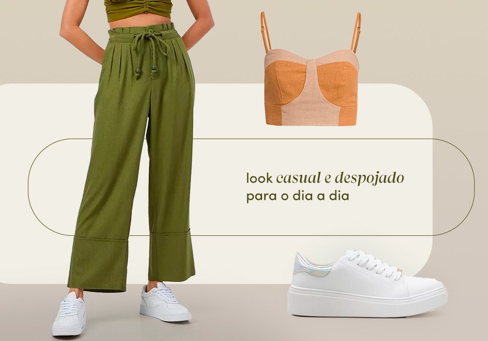 calça de viscose estampada