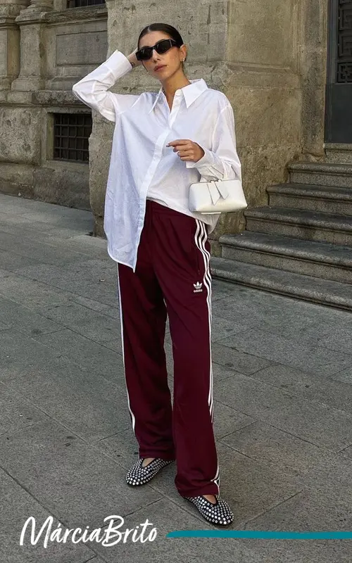 looks com calça adidas feminina