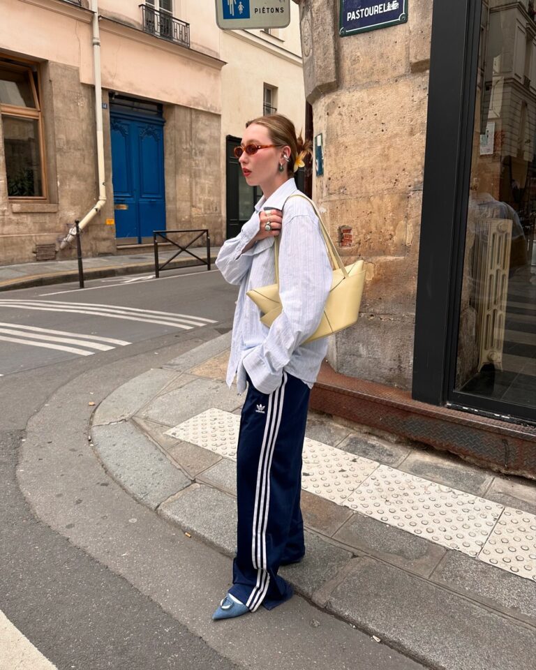calça adidas feminina azul looks