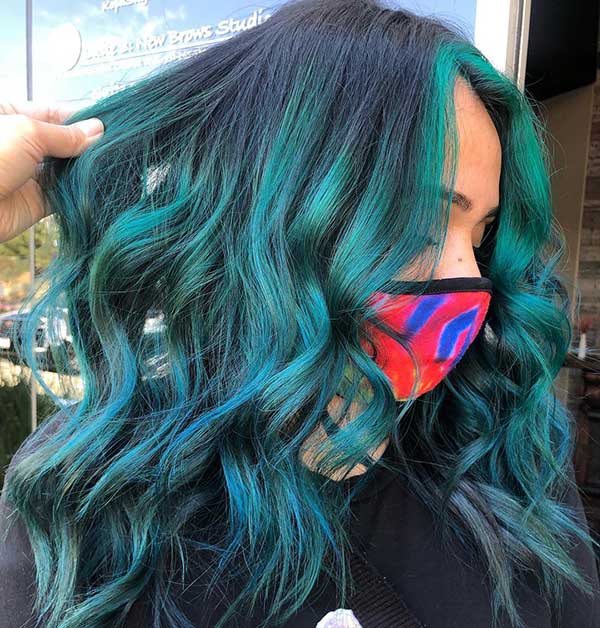 Ombré e Dip-Dye para Cabelos Coloridos