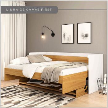 Cama casal retrátil vertical