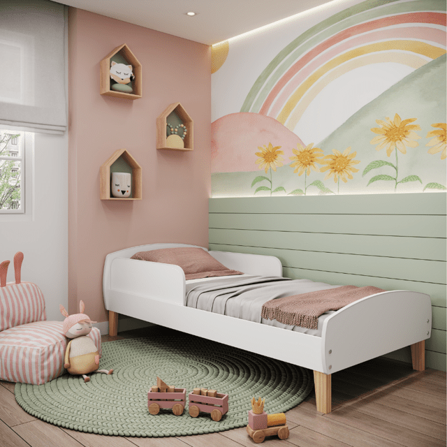 cama de solteiro menina