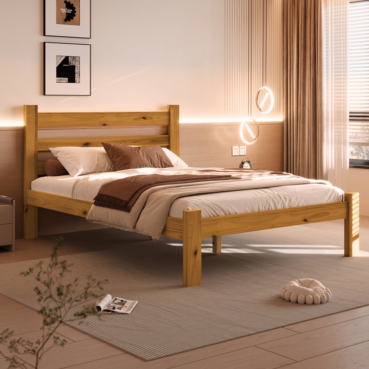 Móveis rústicos cama casal peroba rosa