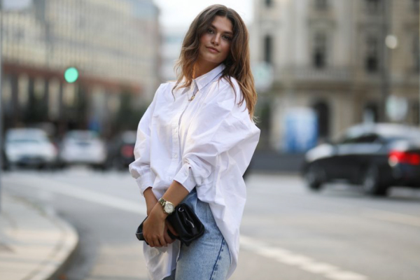 looks camisa alongada feminina