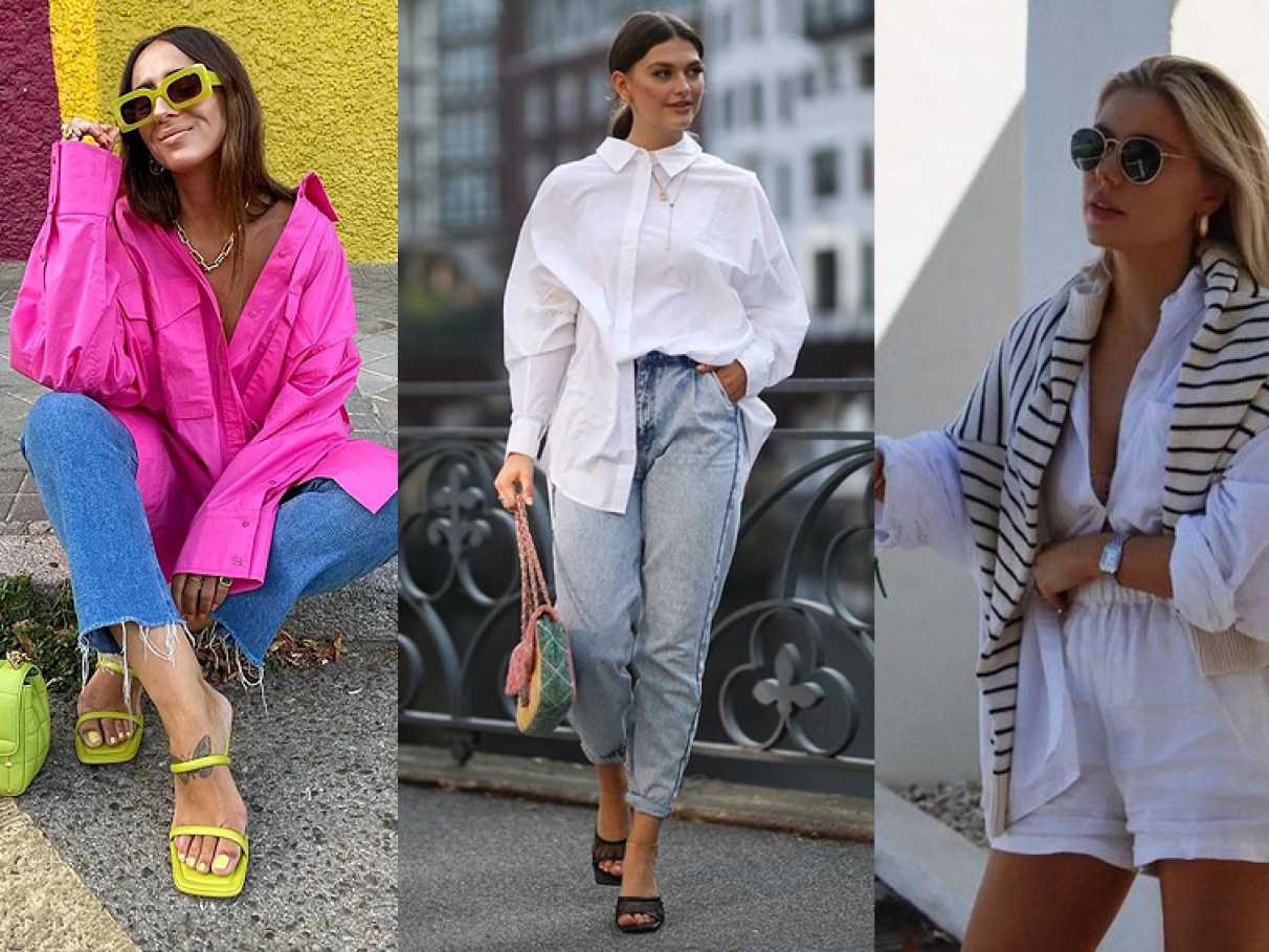 como usar camisa oversized feminina