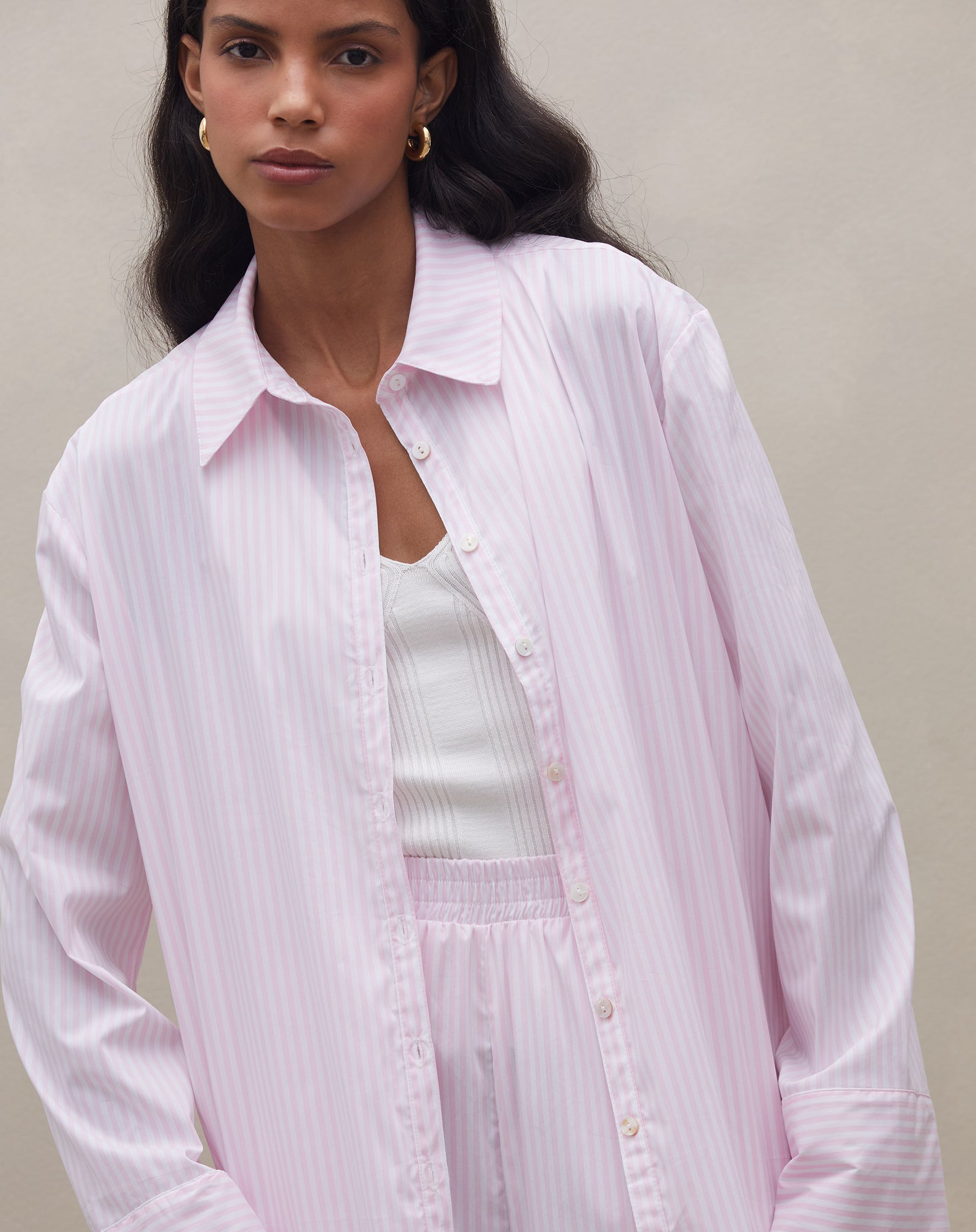 camisa alongada como vestido