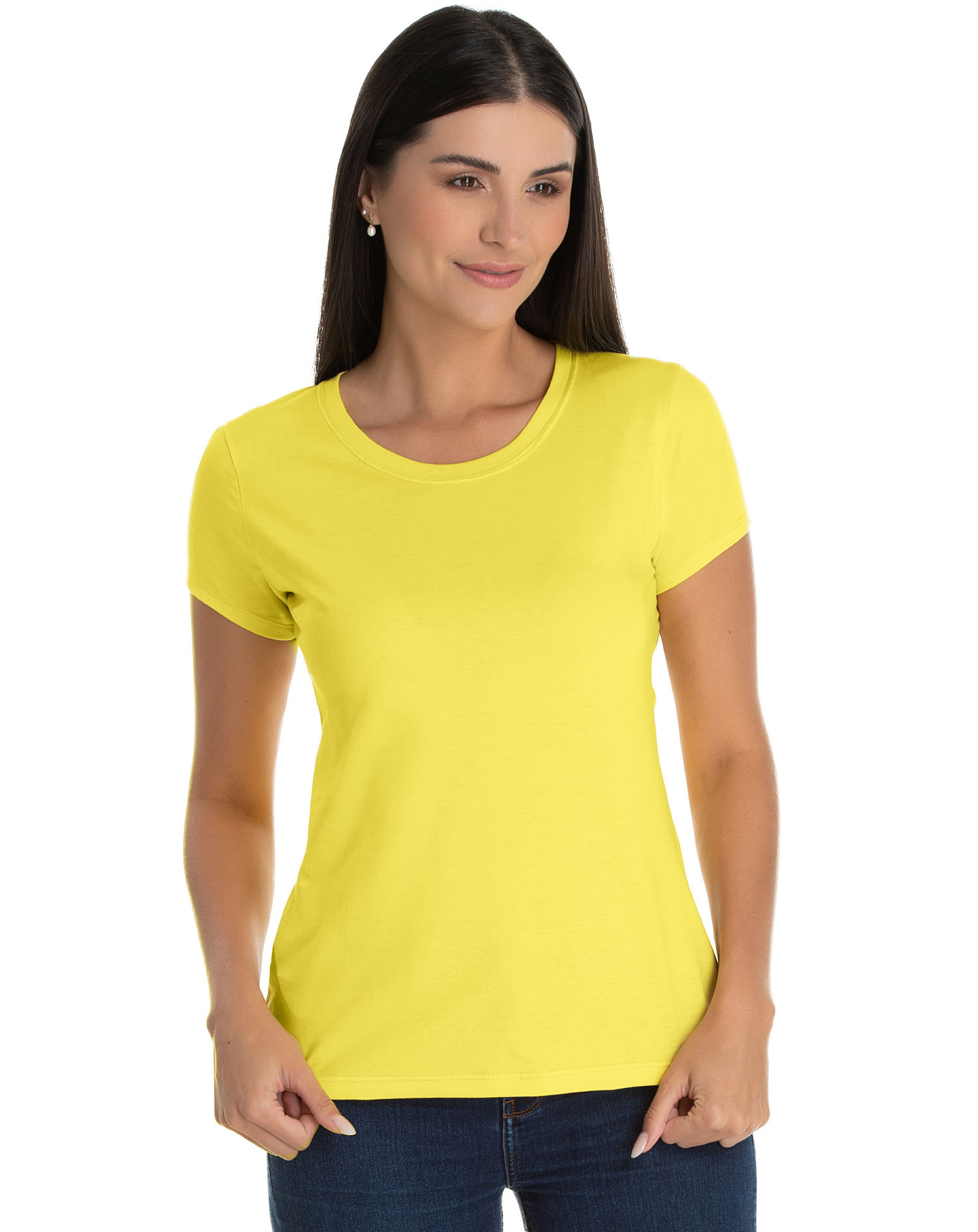 moda plus size camisa amarela