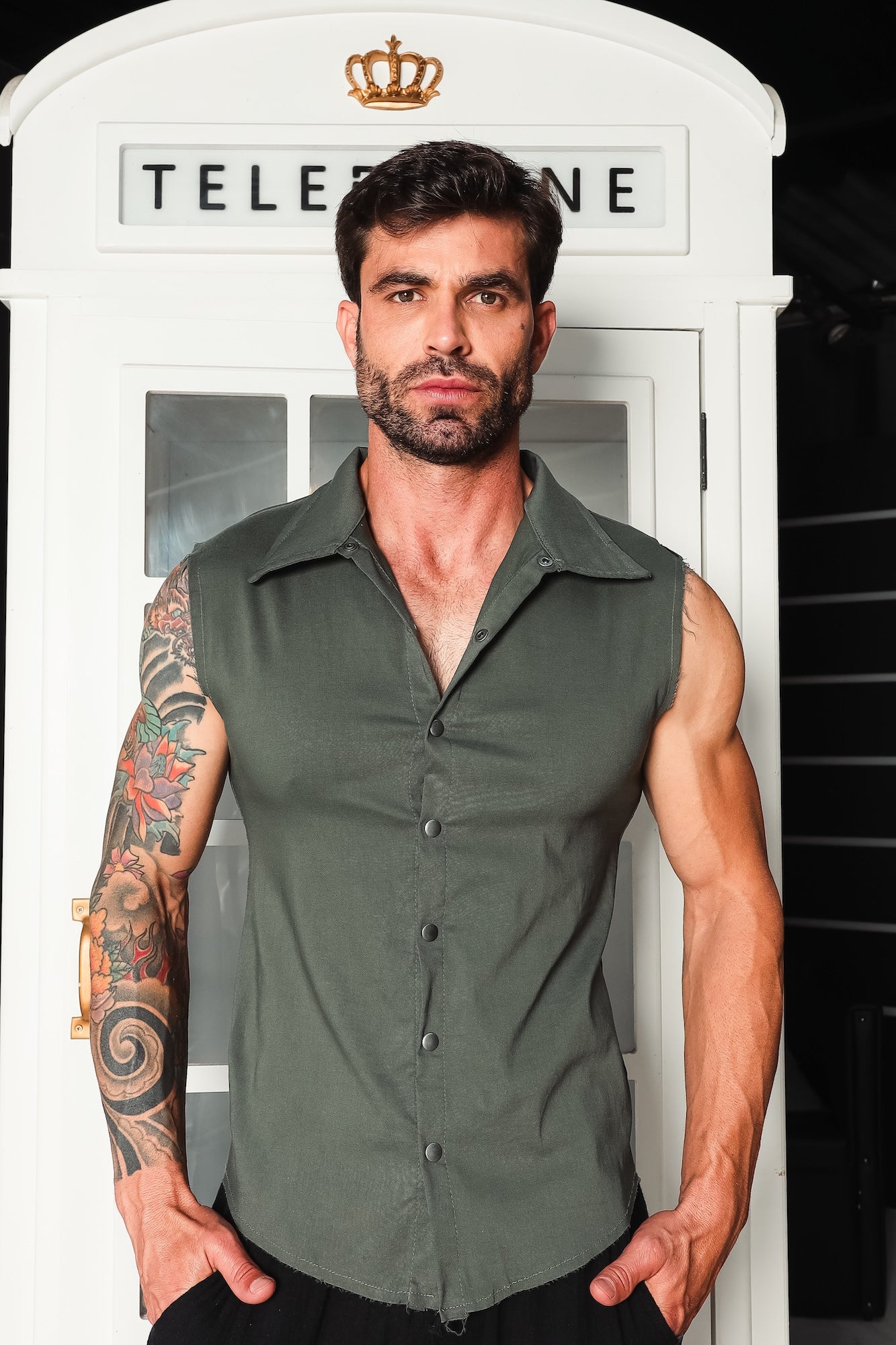 Muscle tee longline