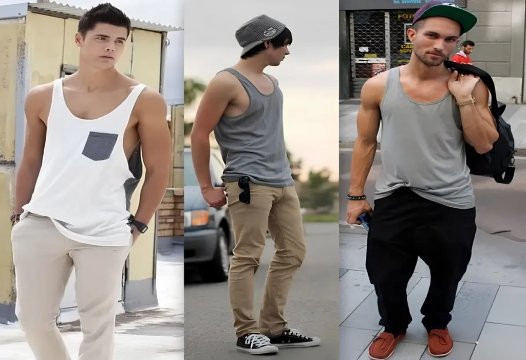Muscle tee streetwear