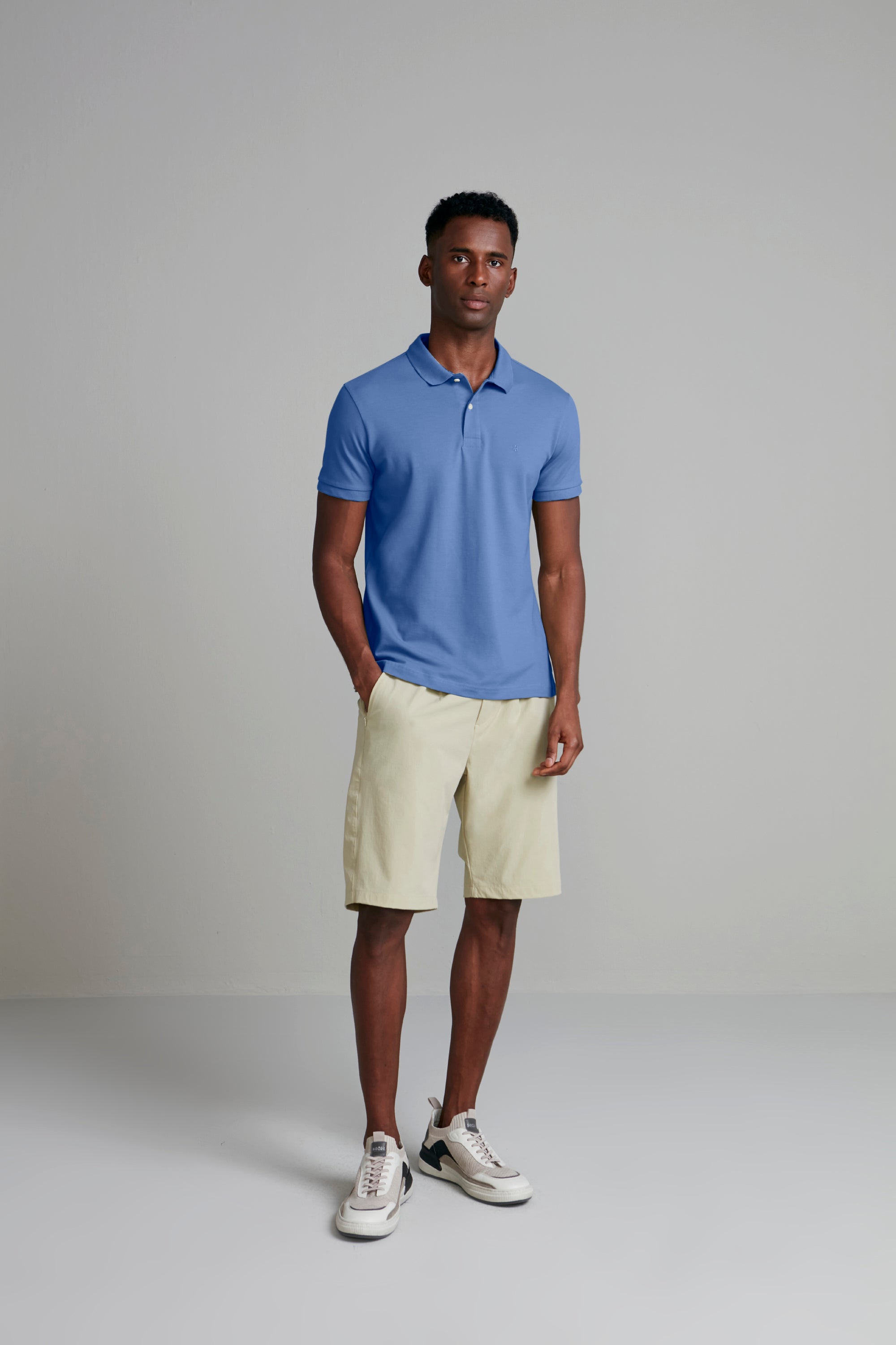 camisa polo pima masculina looks
