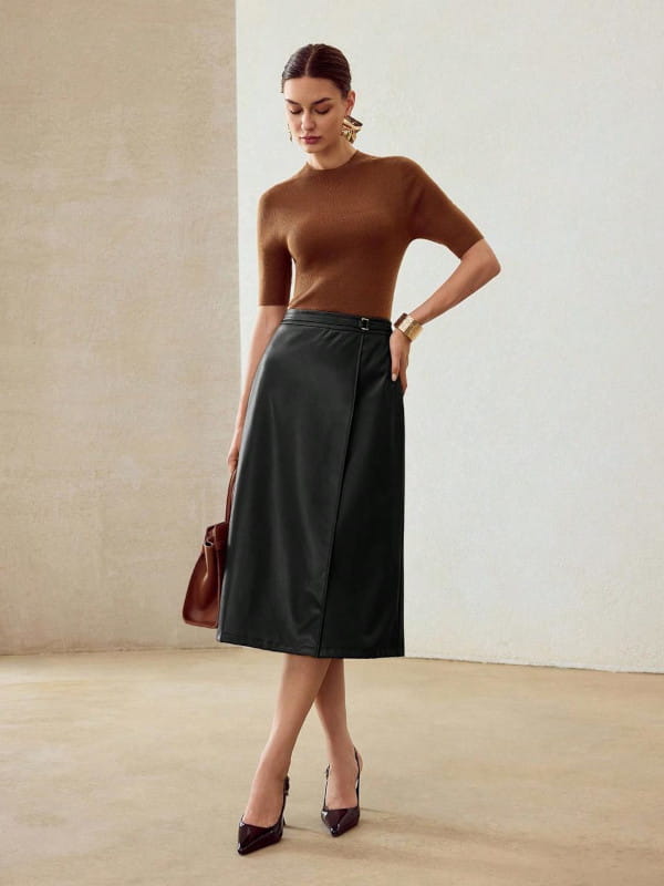 camisa preta social looks femininos