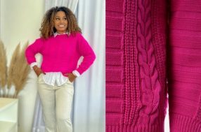 Camisa rosa elegante