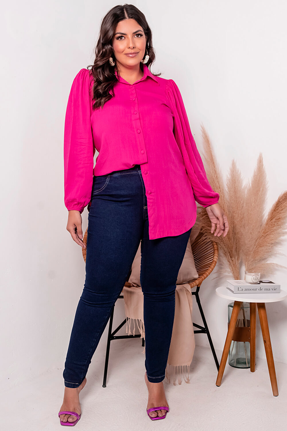 Looks com camisa rosa
