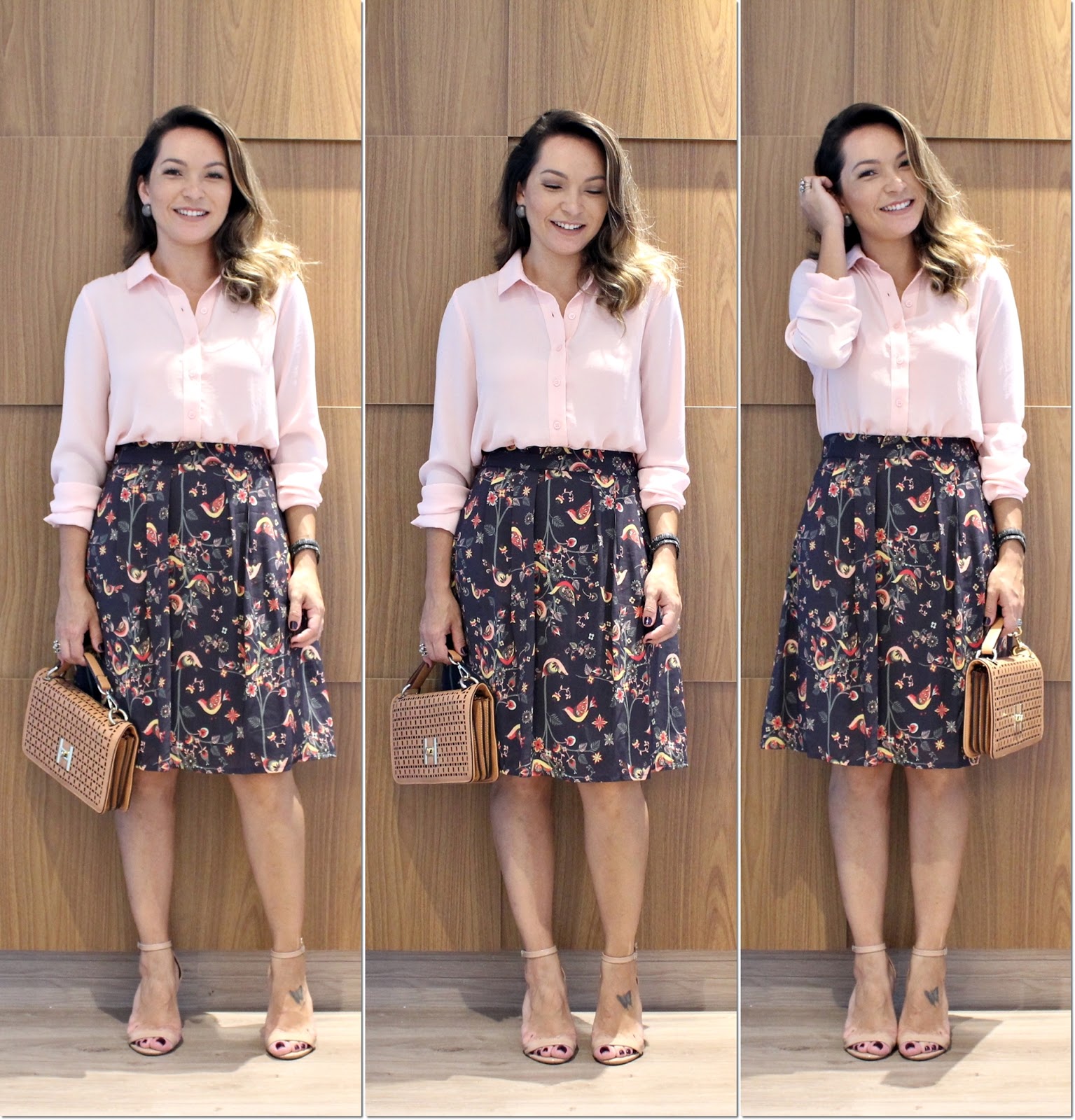 Camisa rosa pastel