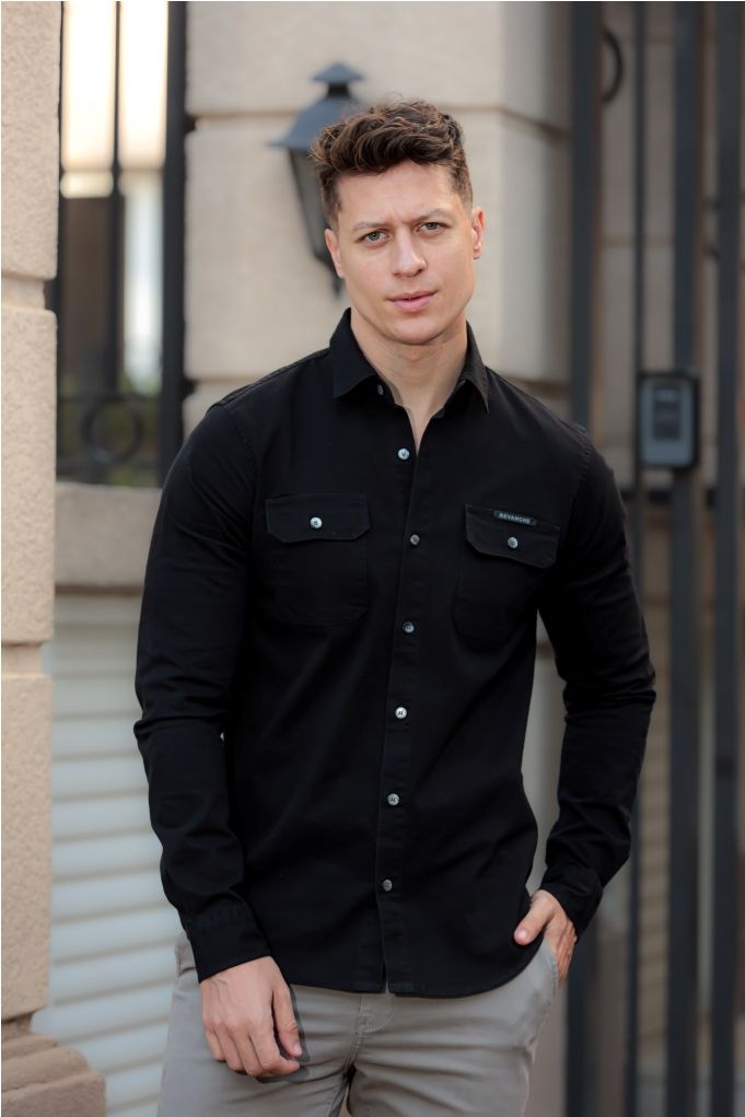 looks com camisa de sarja