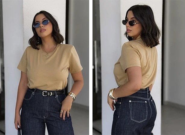 camisa sarja para sair