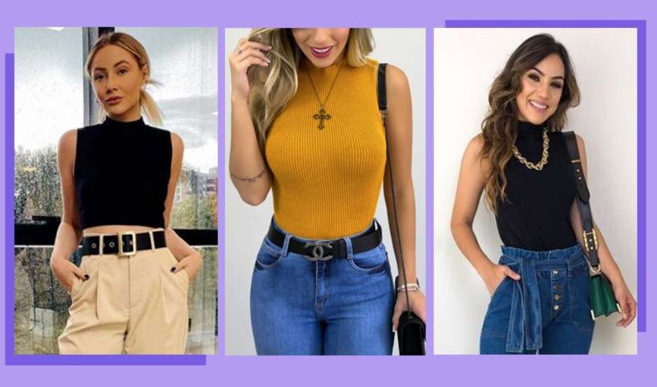 camisa sem manga jeans