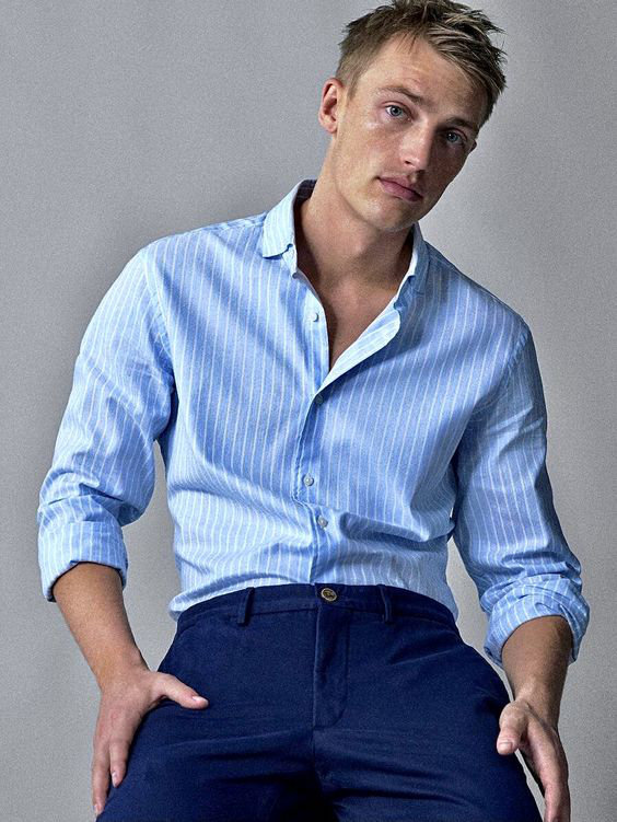 camisa social slim para trabalho