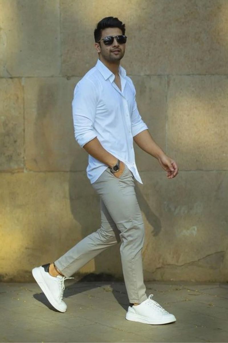 camisa social slim masculina