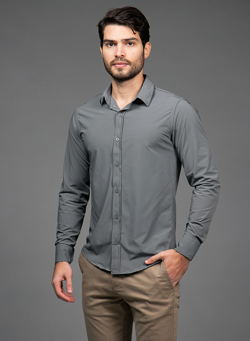 looks com camisa slim