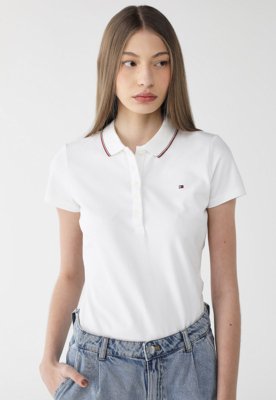 camisa tommy hilfiger feminina listrada