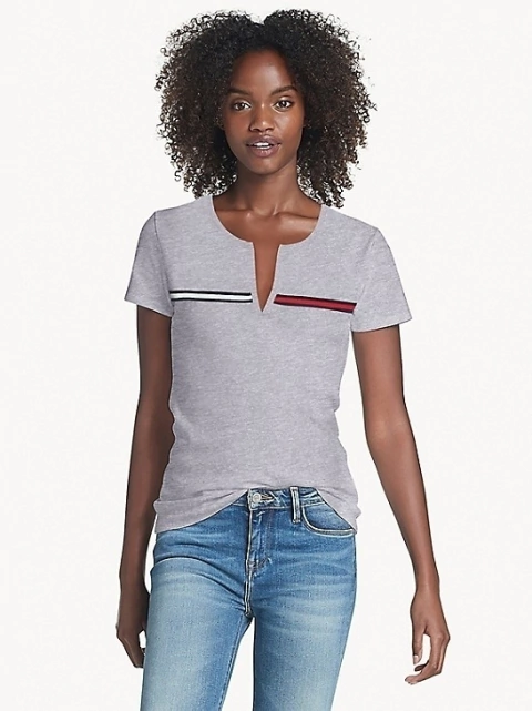 camisa tommy hilfiger feminina linho