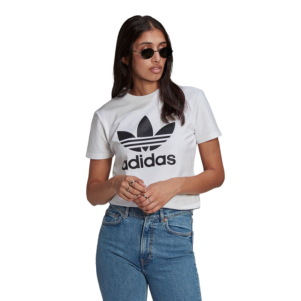 camiseta adidas originals feminina street style
