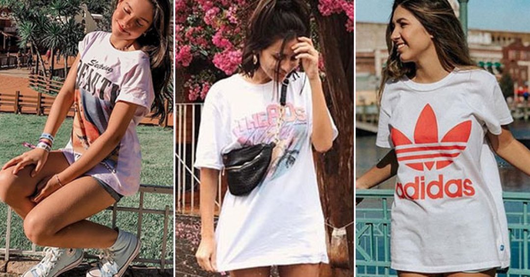 looks com camiseta adidas originals e saia