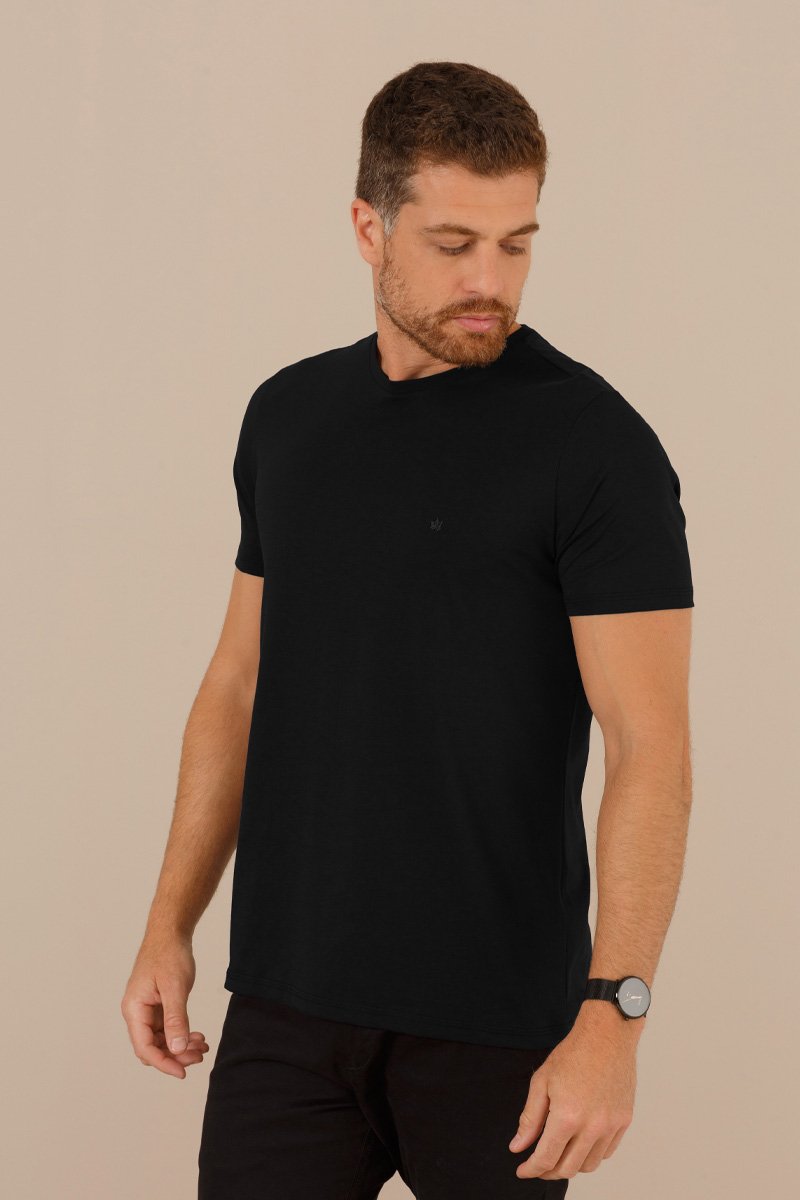 Camiseta Slim com Elastano