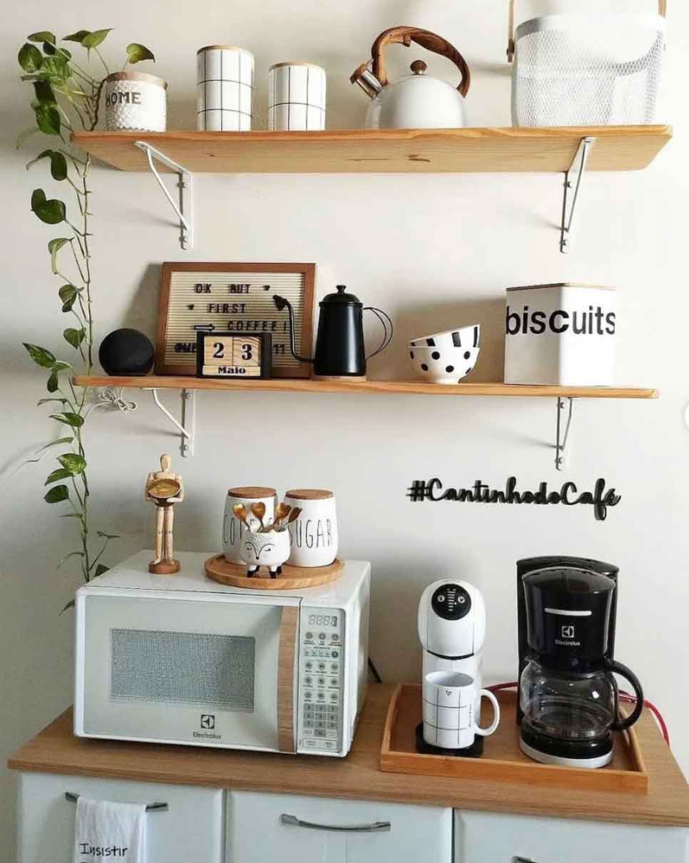 espaço café na cozinha