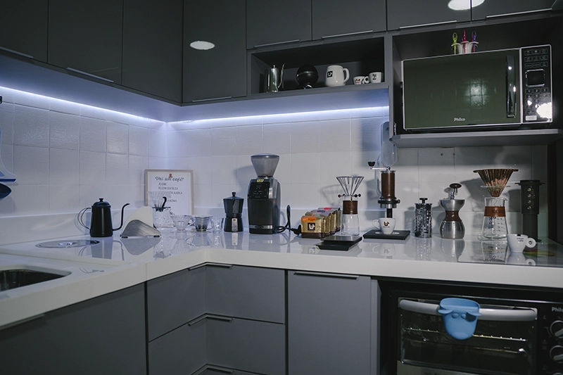 espaço café na cozinha