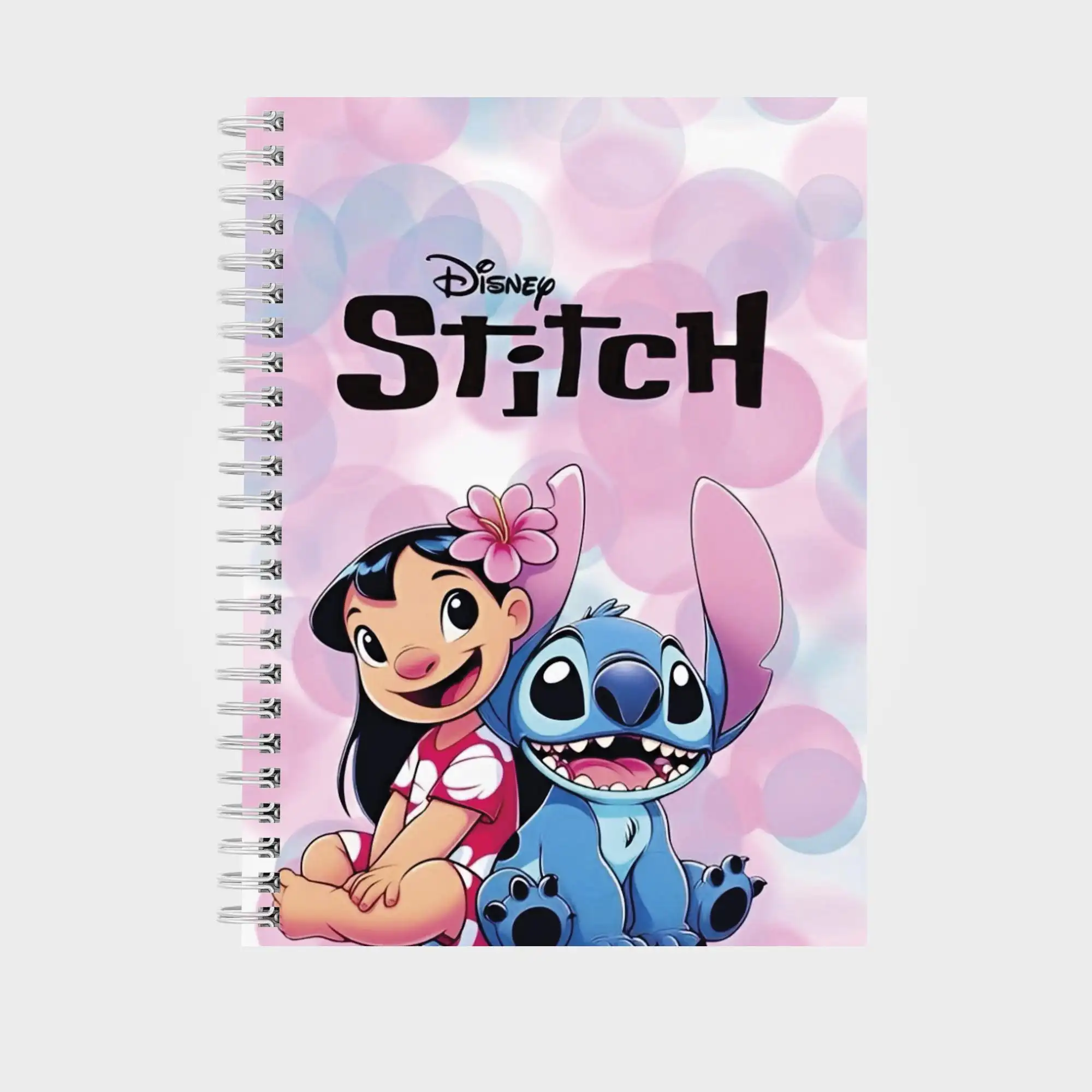 capa caderno stitch editável
